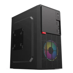 M168-1 Micro ATX Office Computer Case Mesh Front Panel High Airflow