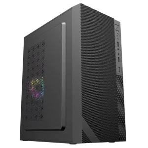 M168-3 Micro ATX Office Computer Case High Airflow Supports 3 Fan Positions