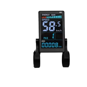 M5 Color Screen Display Computer, 24V-72V, 5-Pin SM/WP Plug, Electric Bicycle LCD Display