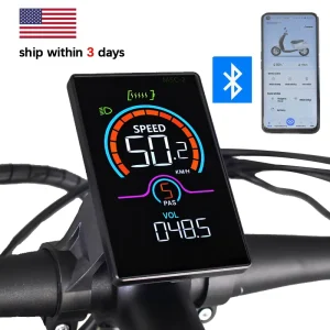 M5C-2B Wired Electric Bicycle Computer Speedometer Odometer Display