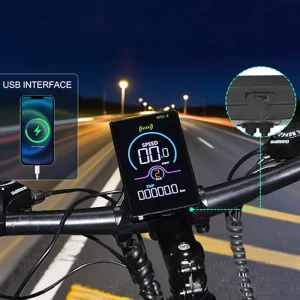 M5C-2LY E-Bike LCD Display Road Bike Speedometer Cycling Computer Fatbike Conversion Kit