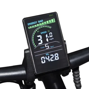 M6C IP67 Waterproof LCD Display Speedometer for Road Bikes and E-Bikes
