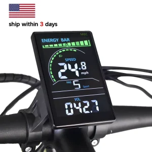 M6C/US Smart LCD Display Meter for Electric Mountain E-Bikes