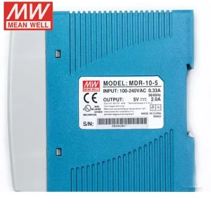 MDR-10-5 10W 5V2A DIN Rail Switching Power Supply AC to DC Single Output Industrial SMPS Mk1-22UP-EX0 24VDC SL5201