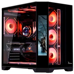 MEIJI New Gaming PC Full Tower Steel and Metal Gabinete ATX Computer Case in Stock ARGB PC Chassis with Lcd Screen