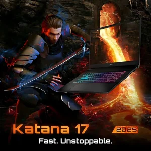MSI Katana 15 Katana Thin 17 I9 14900HX RTX5070 17.3″ QHD+ 2.5K 240Hz High Refresh Rate Gaming Laptop