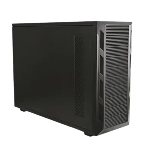 Macase USB 3.0 Aluminum Alloy Mid Tower Gaming PC Case Side Panel Window Pre installed Fans Modular Design EATX Form Factor