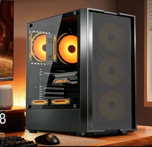 Manufacturer Most Popular Tempered Glass ATX Computer PC Case for Gaming Computer Pc Cases Towers Gamer Cabinet Casing