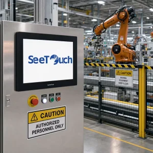 Metal Case 8 10.1 12.1 15.6 21.5 Inch Industrial Control Display Embedded Touchscreen Panel PC with RS232 RS485