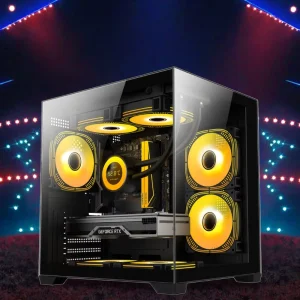 Micro-ATX Gaming PC Case with 120mm Fans