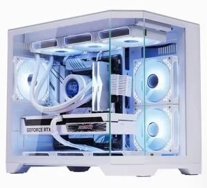 Micro ATX Gaming PC Case with Customizable Design