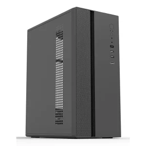 Micro ATX Mid Tower Gaming PC Case, Tempered Glass