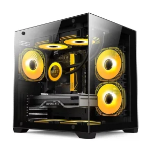 Micro Gaming Pc Case Atx Computer Game Case Mid Tower 3.0 Usb Cabinet Dustproof Gaming Computer Case Black