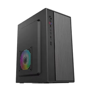 MicroATX ITX PC Case with Top Mount ATX PSU Computer Chassis