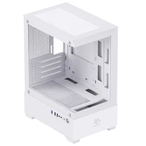 MicroATX Mid Tower PC Case, Compact Design, Fan Cooler