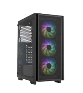 Mid Tower Gaming PC Chassis 240 Water Cooled Side TG Transparent Case ATX Form Factor in Stock