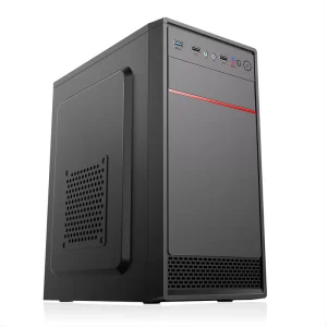 Mid Tower Micro ATX Computer Case Cooling 2 Fans Radiator for Gaming Computers OEM