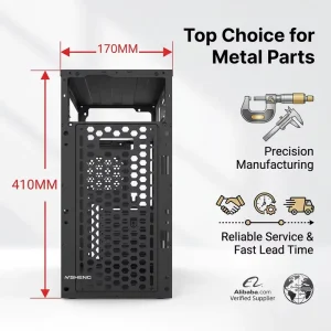 Mid Tower Office Computer Case Micro ATX Office PC Case OEM Computer Cases & Towers Desktop Chassis for PC Parts