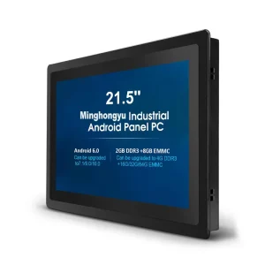 Minghongyu Android 10.0 System Front IP65 Open Frame Capacitive Touch Screen 21.5inch 16 9 Industrial LCD Panel PC 16GB RAM