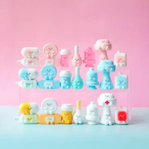 Mini Blind Bag Beans Nurse Series Vinyl Figures Hospital Supplies Mini Toy for Decoration