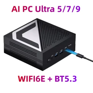 Mini Computer Nuc 5 225H 7 225H 9 285H DDR5 WiFi6E SupportWIN 10 11 Pro Multi Display Home Office Gaming Desktop PC