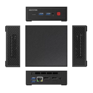 Mini Desktop PC Quad Core DDR4 Win11 Pro Intel N100 Chip 16GB High Speed RAM 512GB SSD 4K Dual Screen Output