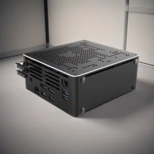 Mini Gaming PC Intel Xeon E 2186M 6 Core 4K 60Hz Dual Display WiFi 6 Windows 10 DDR4 NVMe SSD Compact Desktop Office Computer