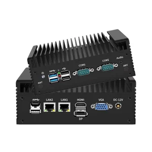 Mini Industrial Desktop PC with 2 LAN 6 USB 2 COM WIFI 4G RS232 RS485 N97 N100 New Supports DDR4 Intel N100 AU US CN Plugs