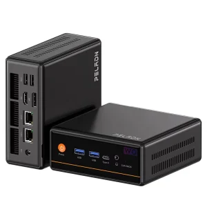 Mini PC AMD Ryzen 5 5600H WiFi 6 BT5.2 2.5G LAN 4K Triple Display DDR4 NVMe SSD Windows 11 Pro Mini Computer