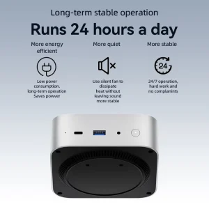 Mini PC AMD Ryzen 7 8745HS Windows 11 Pro 16GB RAM 512GB SSD Dual HDMI CE Certified Office Home Business Desktop Computer