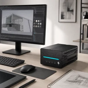 Mini PC Gaming PC With Intel Core I5 I7 I9 RTX 5060 Ti 16GB DDR5 Compact Desktop Computer for AI Design CAD Work and 3D Use