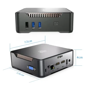 Mini PC Industrial Office Home Gaming Portable Desktop Computer