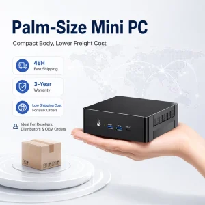 Mini PC Intel Core i9 13900H DDR5 64GB RAM NVMe 4.0 1TB SSD USB4 Triple Display Windows 11 Pro for 24/7 Operation
