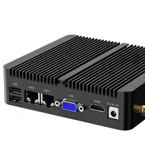 Mini PC with Intel J1900/N2840/N5095 Processors Small Form Factor Desktop Industrial Control Computer Windows 10