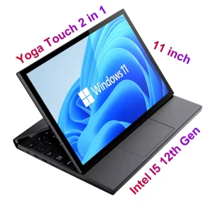 Mini Portable Intel I5 12th Gen Windows Tablet 2 in 1 Yoga Touch Screen Notebook WIFI 6 BT5.2 Pocket Laptop New Condition
