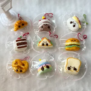 Mini Snack Toy Squishy Food-Grade Silicone Slow Rebound Toy for Children