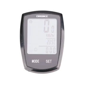 Mini Wireless Cycling Computer with Waterproof LCD Screen, Speedometer and Odometer