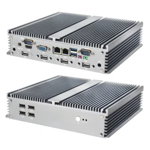MiniBX-B18 Industrial Mini PC Aluminum Alloy Fanless Computer with Customizable I/O Plate and Mainboard Ports