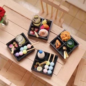 Miniature Food Toy Afternoon Tea Beverage Mini Model 1 12 Ob11 Dollhouse Life Scene