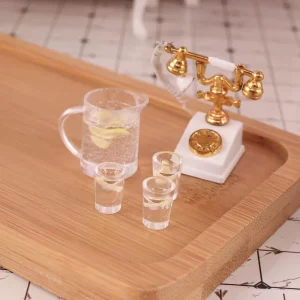Miniature Food Toy Water Lemon Water Mini Model 1 12 Ob11 Dollhouse Life Scene Dollhouse