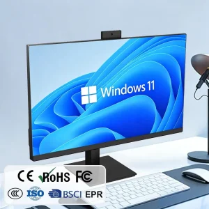 Monoblock Computer Barebone Core i7 11th Gen 27 Inch LCD DDR4 Gaming All-in-One Octa Core Windows 10