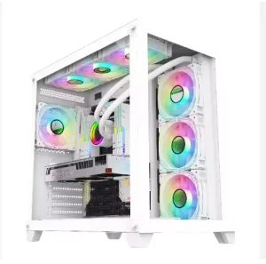Most Popular Gaming PC Desktop Computer Gaming M ATX ITX Case RGB Computer Cases Towers Desktop Gaming