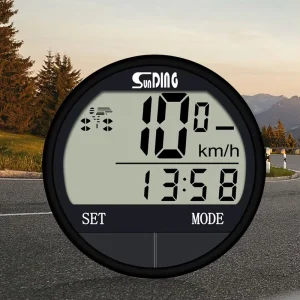 Multi-Function Bike Computer and Speedometer for Outdoor Cycling