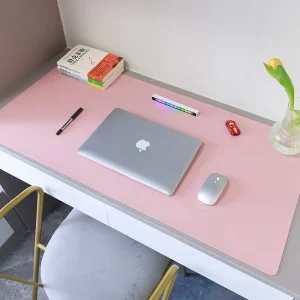 Multi Size Waterproof Anti slip Desk Protector Mouse Pad Office Desk Use PU Leather Gaming Keyboard Mat in Stock