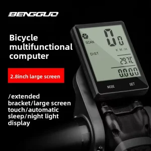 Multifunctional Wireless Bicycle Computer with Odometer for Outdoor Cycling
