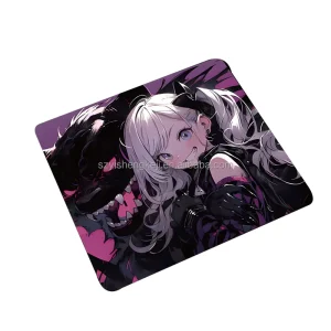 Multiple Sizes Anti-Slip Tempered Glass Mouse Pad with Hard Surface for Office, PC, Laptop, and Gaming