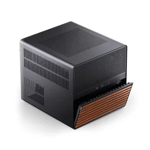 N5 Mini ITX Chassis ATX Mid Tower Case with 8+1 HDD Bays, Dual 120mm Fans, SFX PSU, 1U USB
