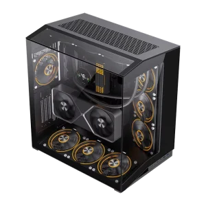 N71 Mid Tower ATX Gaming PC Case with Tempered Glass