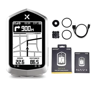 NAV+ 2.4-inch LCD Wireless GPS Speedometer and Map Navigation Bicycle Computer