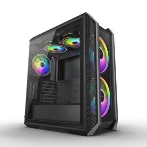 NEW AMAZING Full Tower Desktop EATX PC GAMER Computer Case Gaming CHASSIS with Dual Panels Aluminum Alloy Side Window